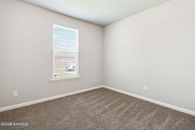 spare room with carpet flooring