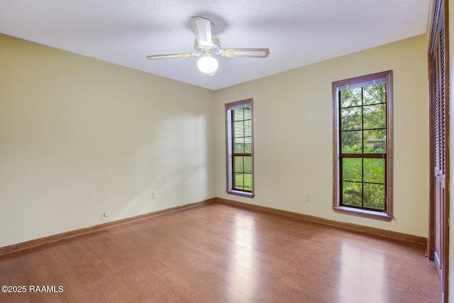 107 W Bayou Shr, Lafayette, LA 70508 - unfurnished room featuring ceiling fan and light hardwood / wood-style floors