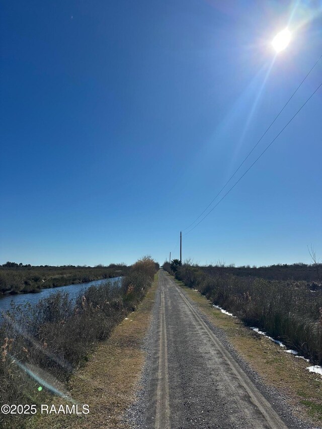 view of road