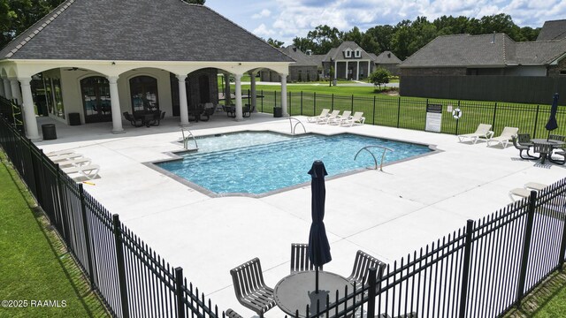 208 Rue De Frejus, Broussard, LA 70518 - community pool featuring a patio area