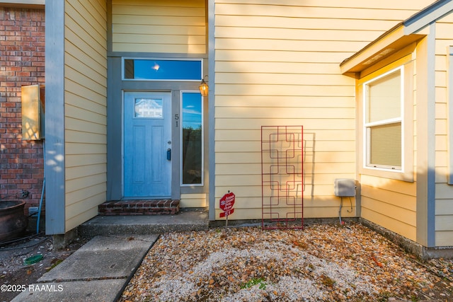 view of entrance to property