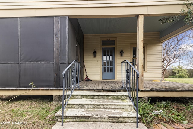 view of entrance to property