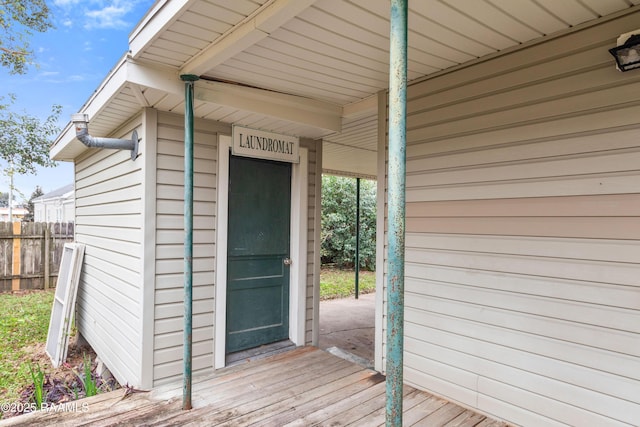 view of property entrance