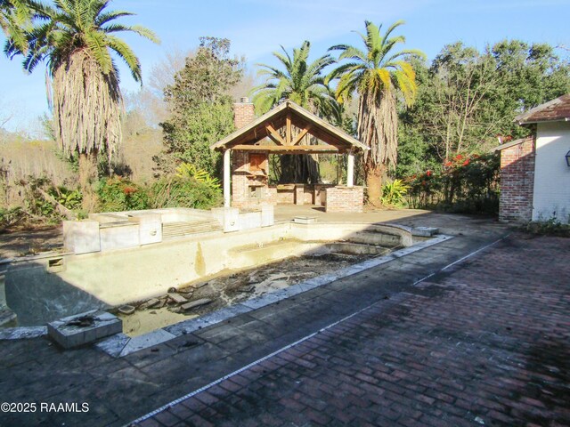 view of property's community featuring a gazebo