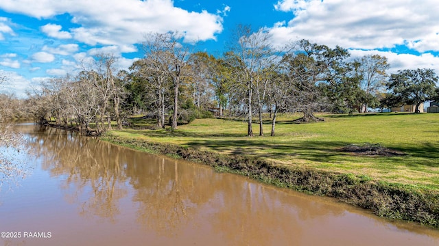 view of water feature