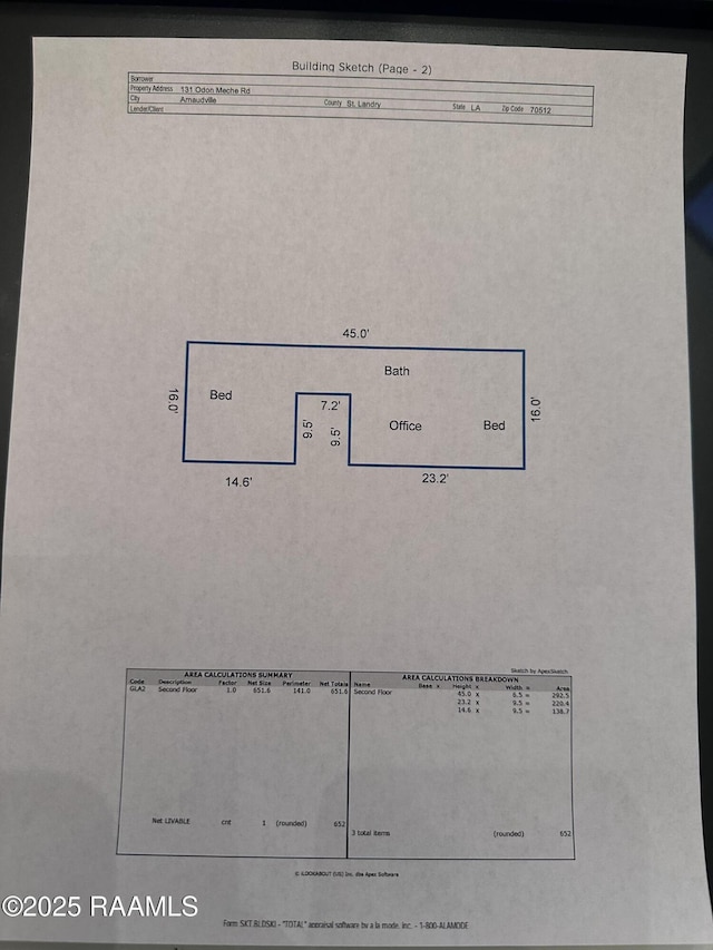 view of layout