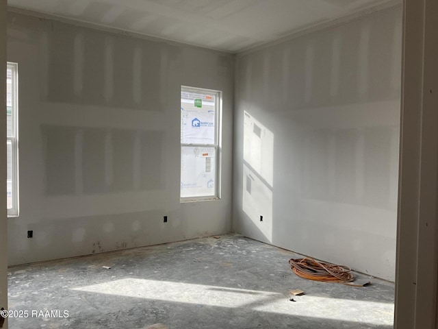 empty room with plenty of natural light