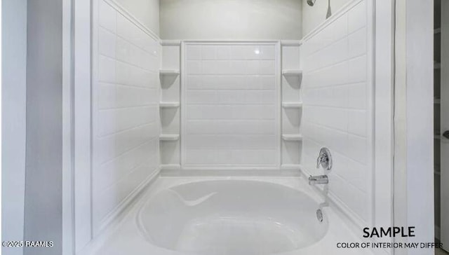 bathroom featuring shower / bath combination