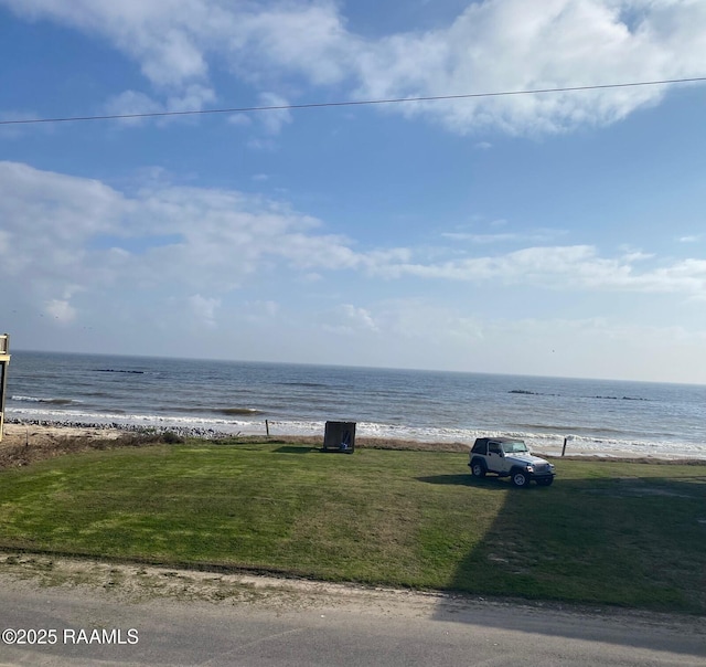 water view featuring a view of the beach