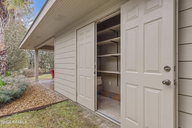 view of closet