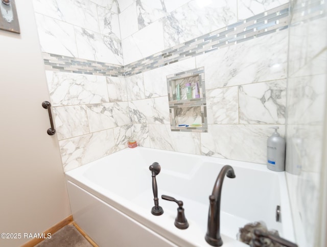 bathroom featuring a bathtub