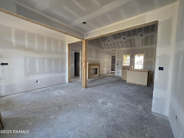 view of unfurnished living room