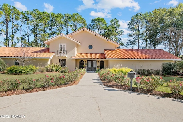 view of mediterranean / spanish house