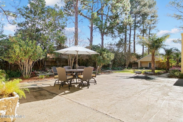 view of patio