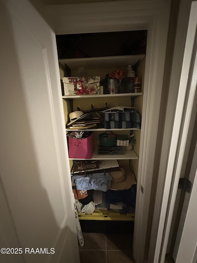 view of closet