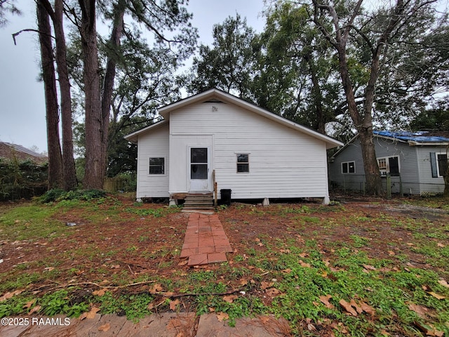 view of rear view of house