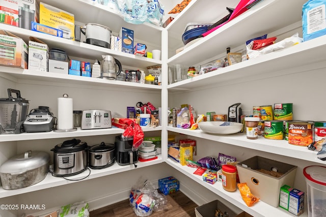 view of pantry