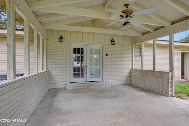 6903 W Congress, Duson, LA 70529 - view of patio / terrace with a ceiling fan