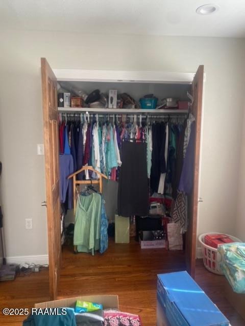 view of closet