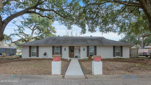 view of ranch-style house