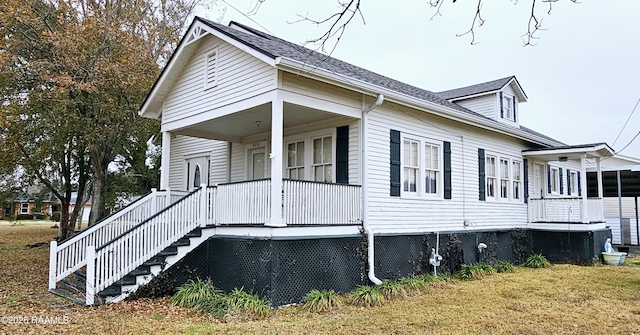 view of side of home