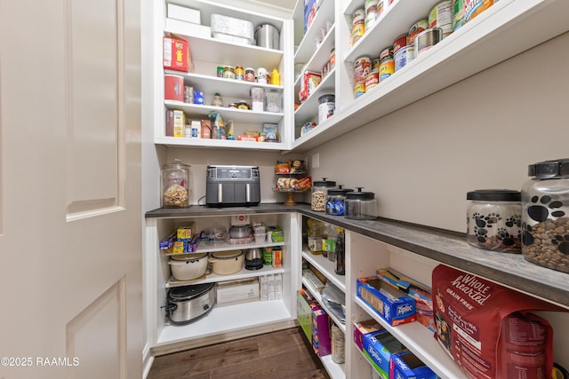 view of pantry