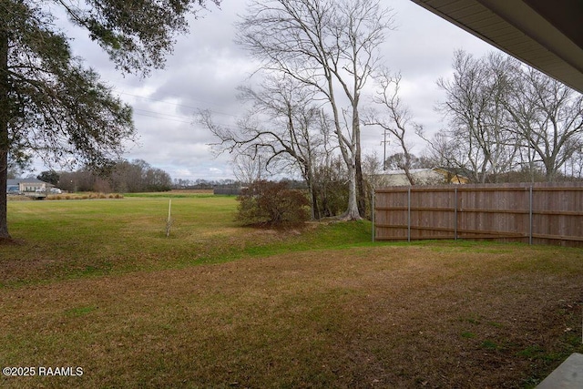 view of yard