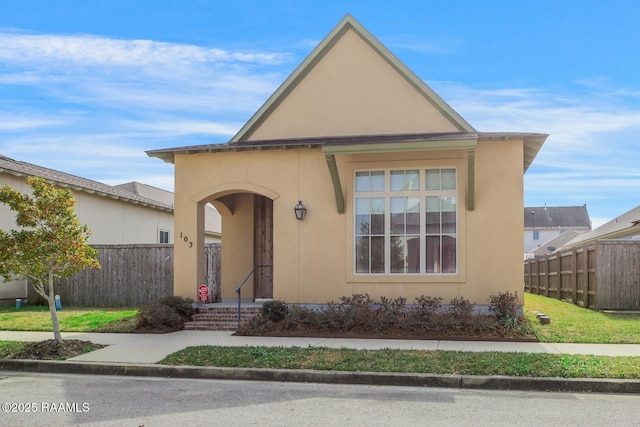 view of front of home