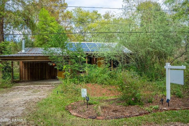 view of front of property