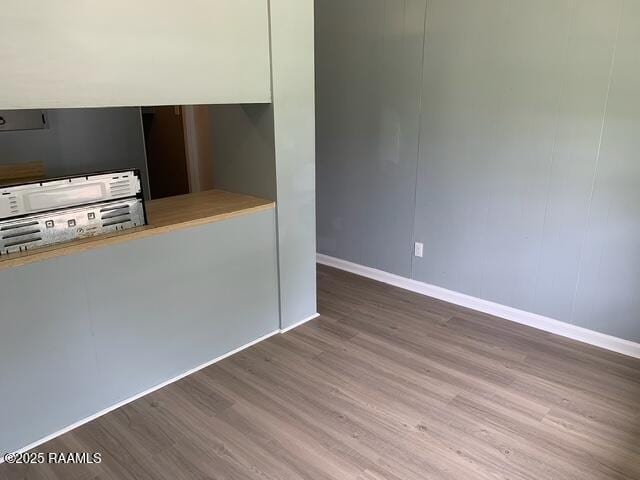 kitchen featuring wood-type flooring