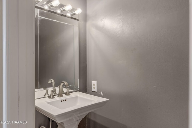 bathroom with a sink