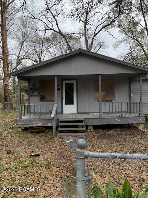 bungalow with a porch