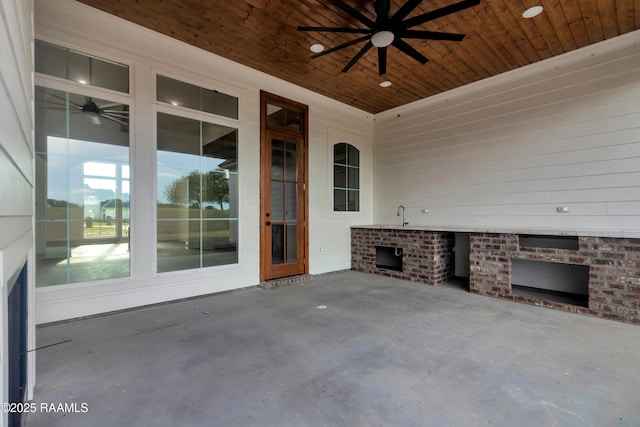 134 Cypress Bend Rd, Scott, LA 70583 - view of patio with ceiling fan