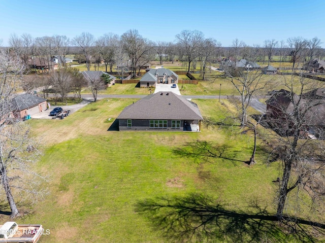 birds eye view of property featuring a residential view