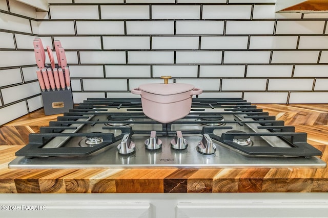 room details featuring gas cooktop
