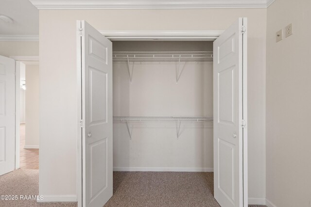view of closet