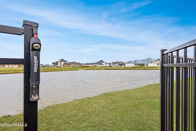 water view featuring a residential view