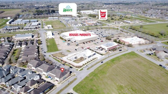 birds eye view of property featuring a residential view