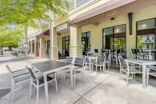 view of patio / terrace featuring outdoor dining space