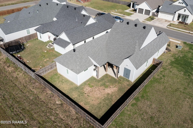 birds eye view of property featuring a residential view