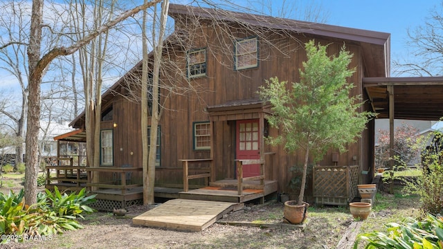 view of rear view of house