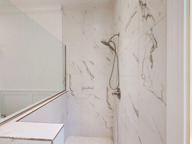 119 Chimney Rock Blvd, Lafayette, LA 70508 - bathroom with a marble finish shower