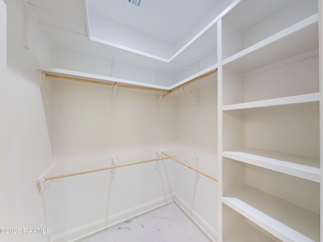119 Chimney Rock Blvd, Lafayette, LA 70508 - spacious closet featuring light marble finish floors