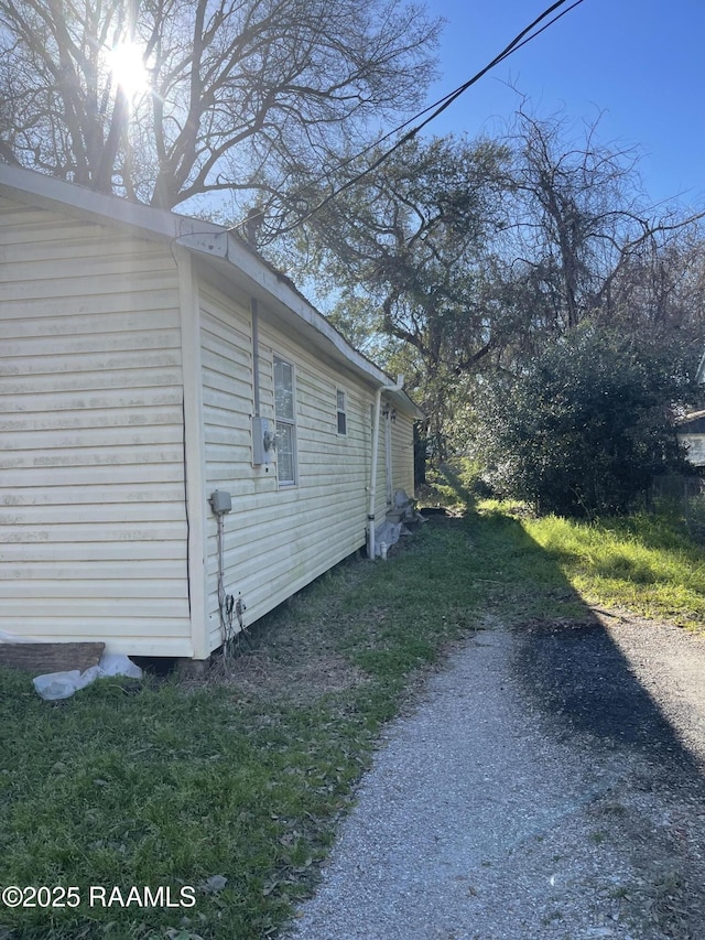 view of home's exterior