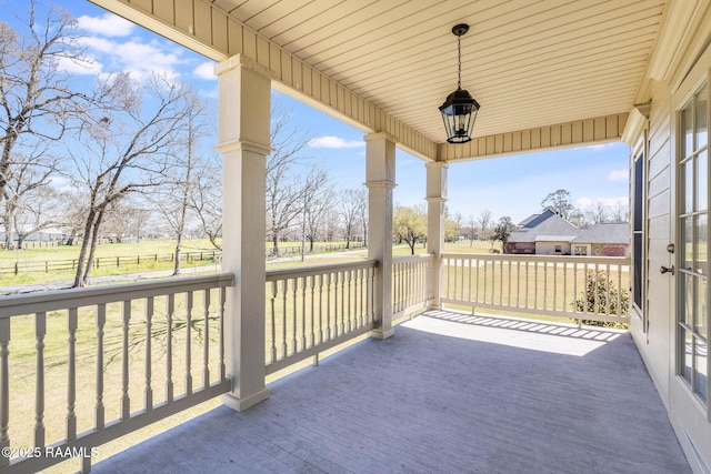 view of patio / terrace with covered porch