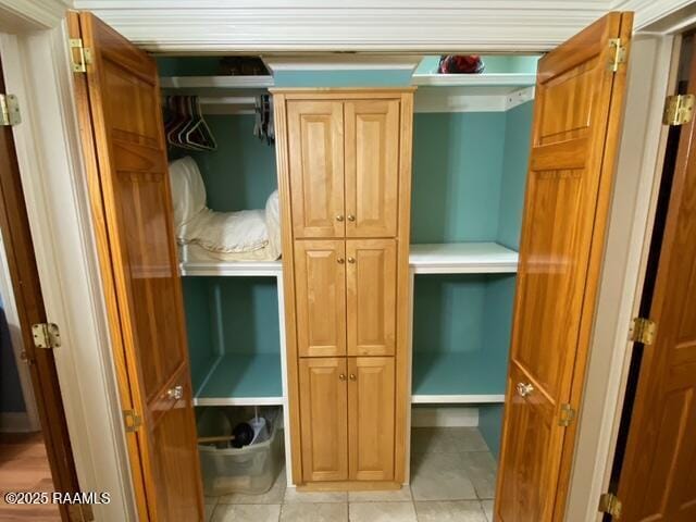 view of closet