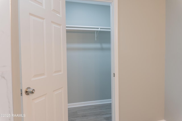 view of closet