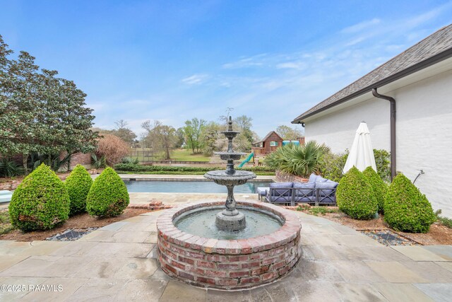 306 Princeton Woods Loop, Lafayette, LA 70508 - view of patio