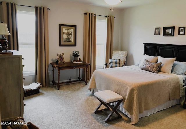 bedroom featuring carpet floors