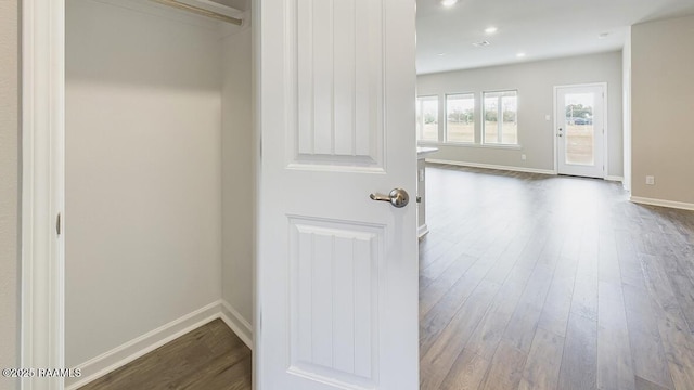 view of closet